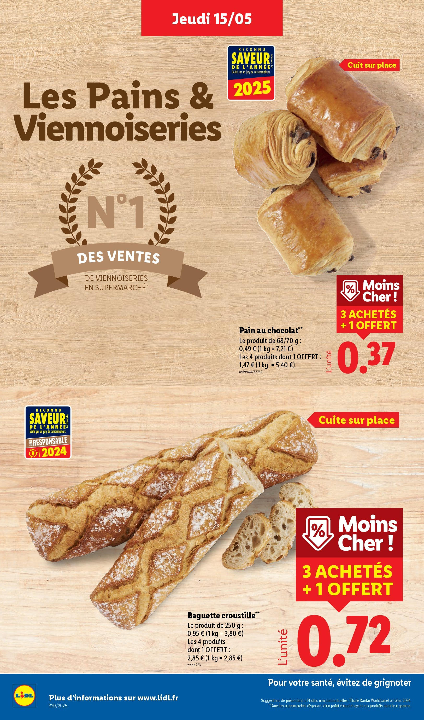 Catalogue LIDL du 14/05/2025 | Promo prospectus en ligne | Page: 8 | Produits: Pain au chocolat, Viennoiseries, Pain, Chocolat Catalogue LIDL du 14/05/2025 | Promo prospectus en ligne | Page: 8 | Produits: Pain au chocolat, Viennoiseries, Pain, Chocolat
