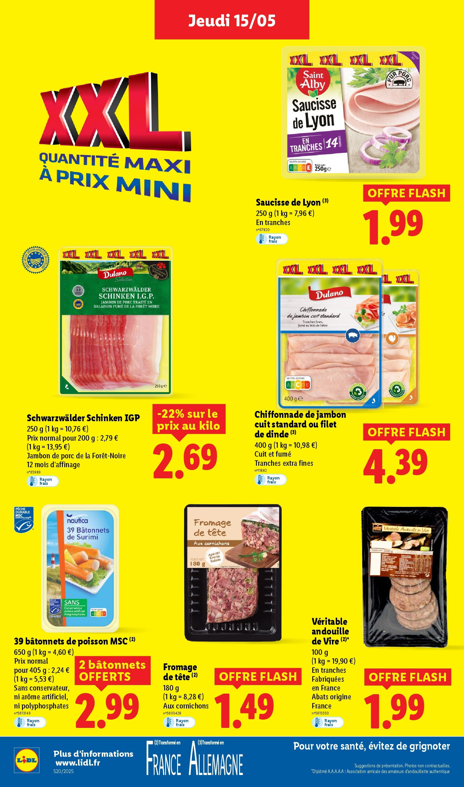 Catalogue LIDL du 14/05/2025 | Promo prospectus en ligne | Page: 16 | Produits: Filet de dinde, Salade, Fromage, Poisson Catalogue LIDL du 14/05/2025 | Promo prospectus en ligne | Page: 16 | Produits: Filet de dinde, Salade, Fromage, Poisson