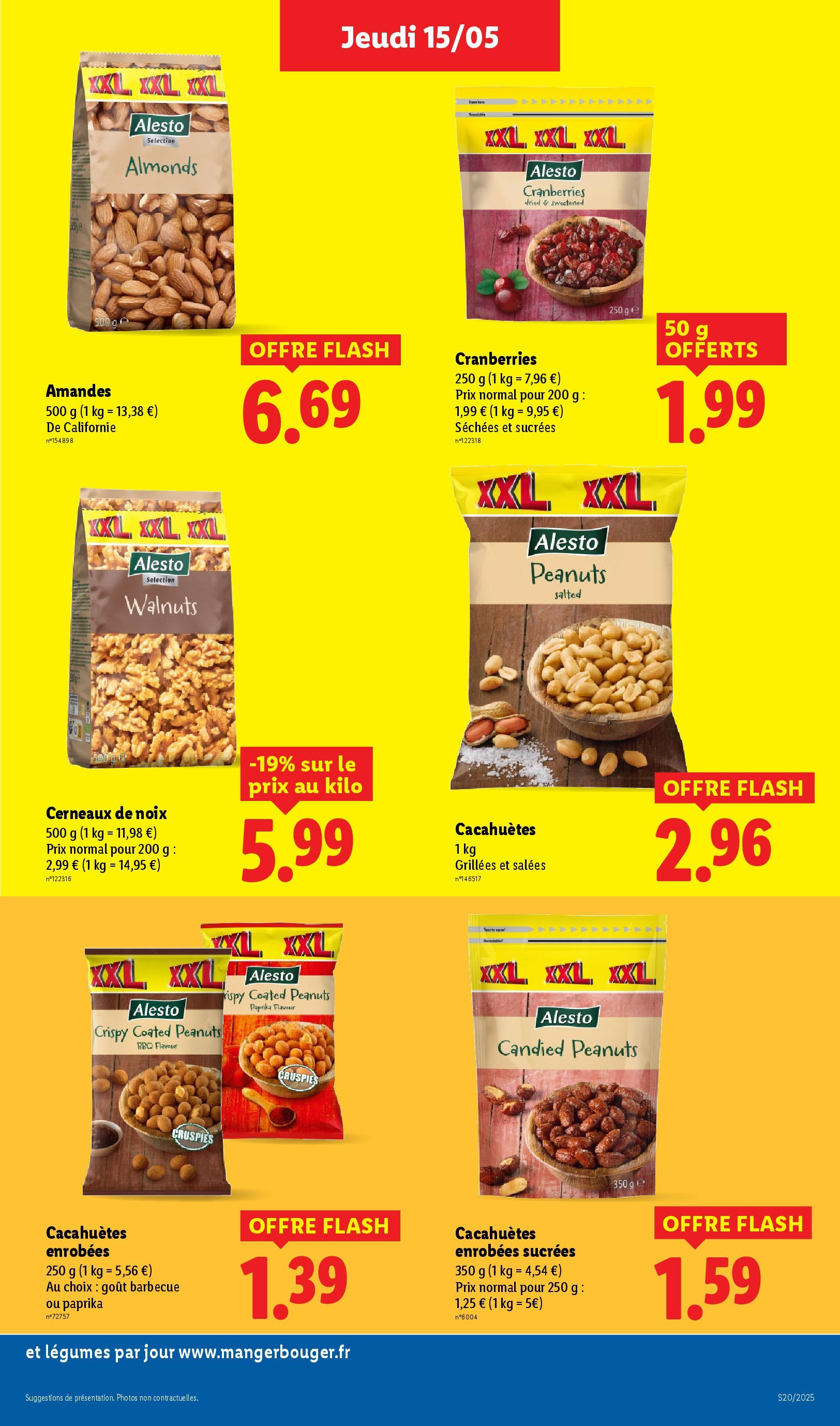 Catalogue LIDL du 14/05/2025 | Promo prospectus en ligne | Page: 23 | Produits: Paprika, Barbecue, Noix, Amandes Catalogue LIDL du 14/05/2025 | Promo prospectus en ligne | Page: 23 | Produits: Paprika, Barbecue, Noix, Amandes