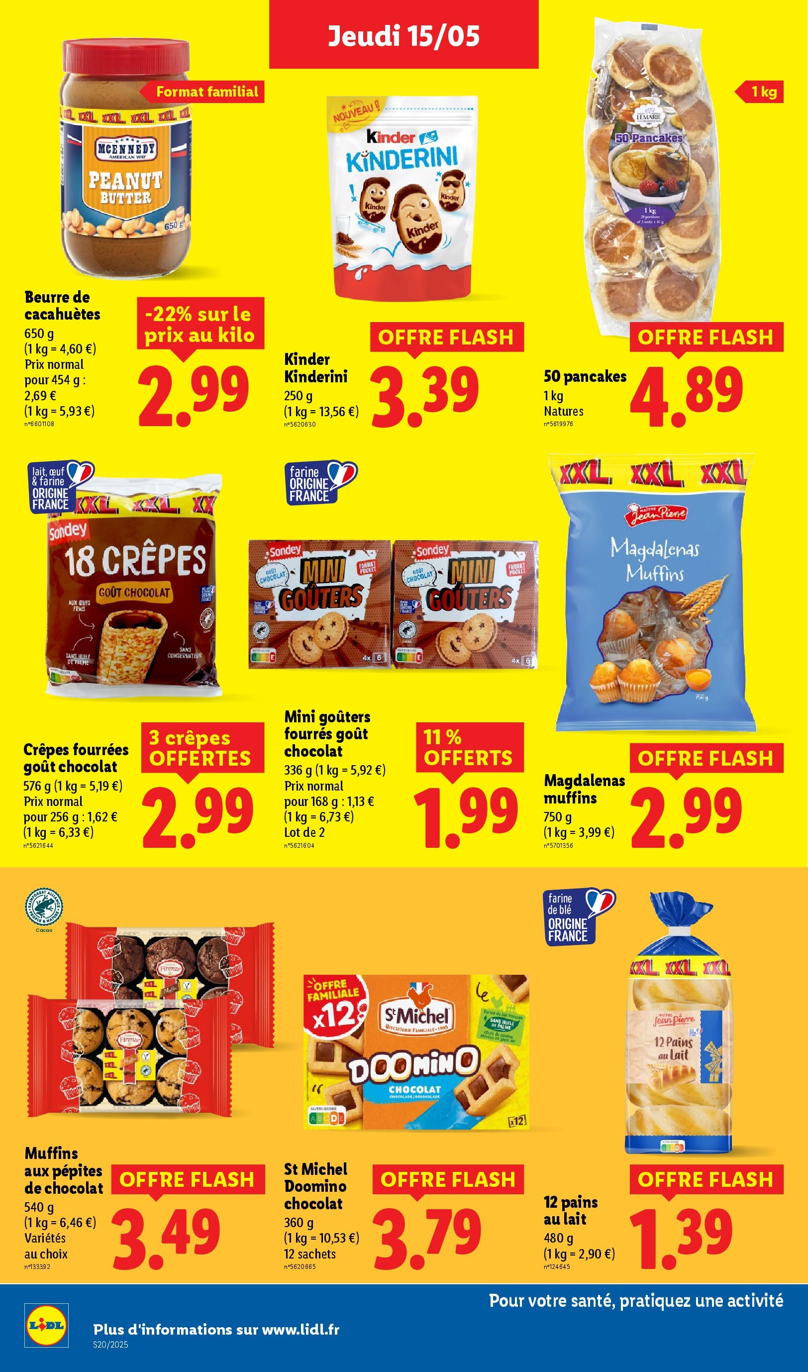 Catalogue LIDL du 14/05/2025 | Promo prospectus en ligne | Page: 24 | Produits: Beurre de cacahuètes, Beurre, Chocolat, Biscuits Catalogue LIDL du 14/05/2025 | Promo prospectus en ligne | Page: 24 | Produits: Beurre de cacahuètes, Beurre, Chocolat, Biscuits