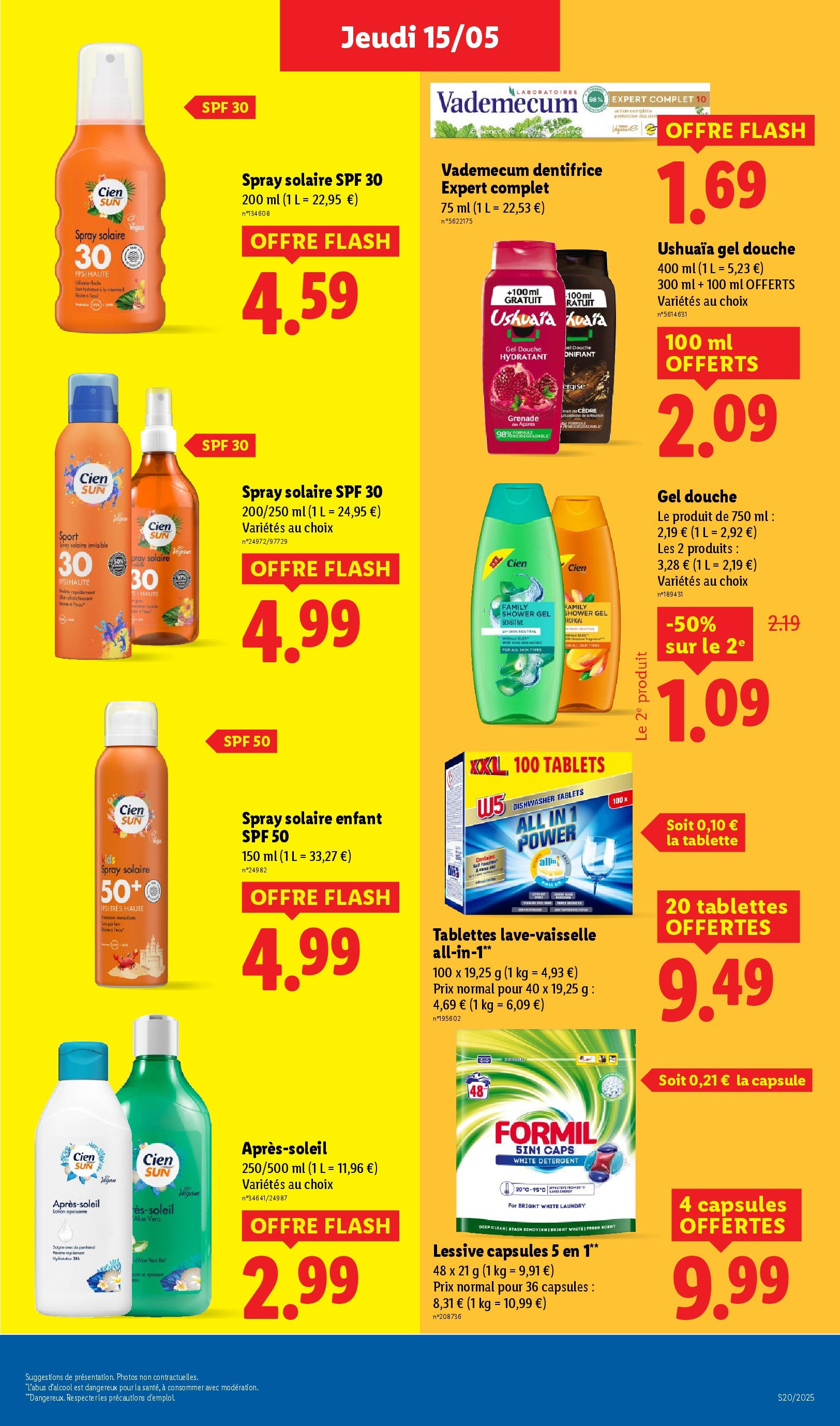 Catalogue LIDL du 14/05/2025 | Promo prospectus en ligne | Page: 27 | Produits: Sac, Dentifrice, Détergent, Tablettes lave-vaisselle Catalogue LIDL du 14/05/2025 | Promo prospectus en ligne | Page: 27 | Produits: Sac, Dentifrice, Détergent, Tablettes lave-vaisselle