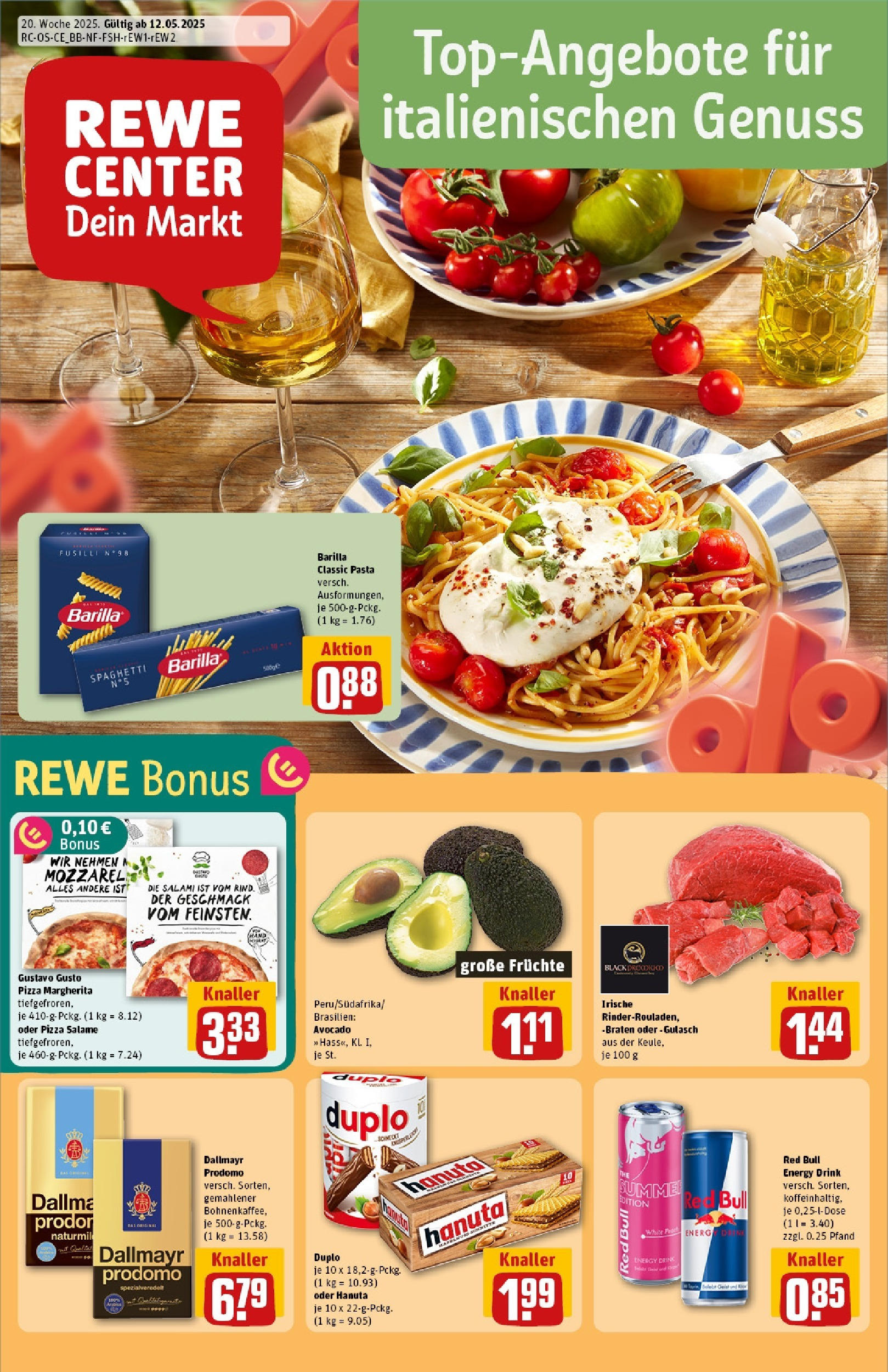REWE Prospekt ab 11.05.2025 nächste Woche - Rewe: Wochenangebote Vorschau von dem Prospekt des Geschäftes Rewe, gültig ab dem 11.05.2025