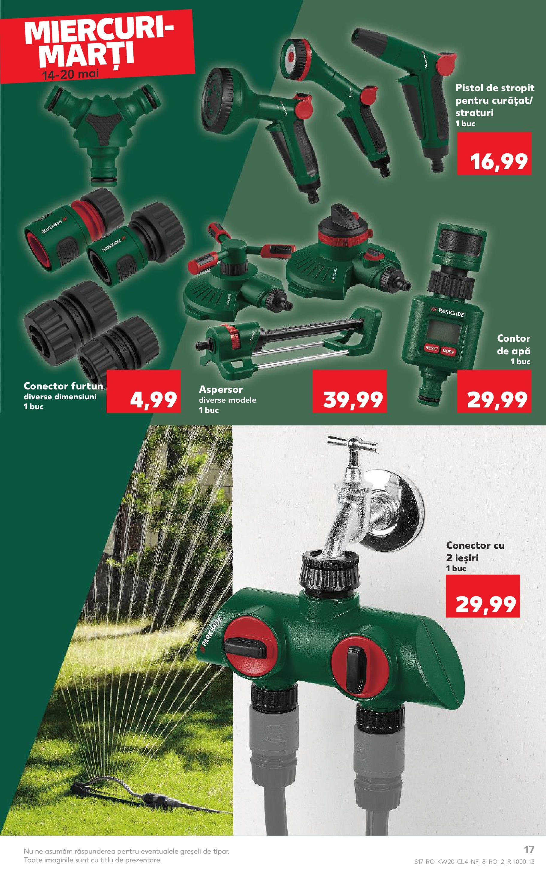 Catalog Kaufland - Sibiu Nonfood 14.05.2025 - Revista si Oferta | Pagină: 17 | Produse: Conector, Apă