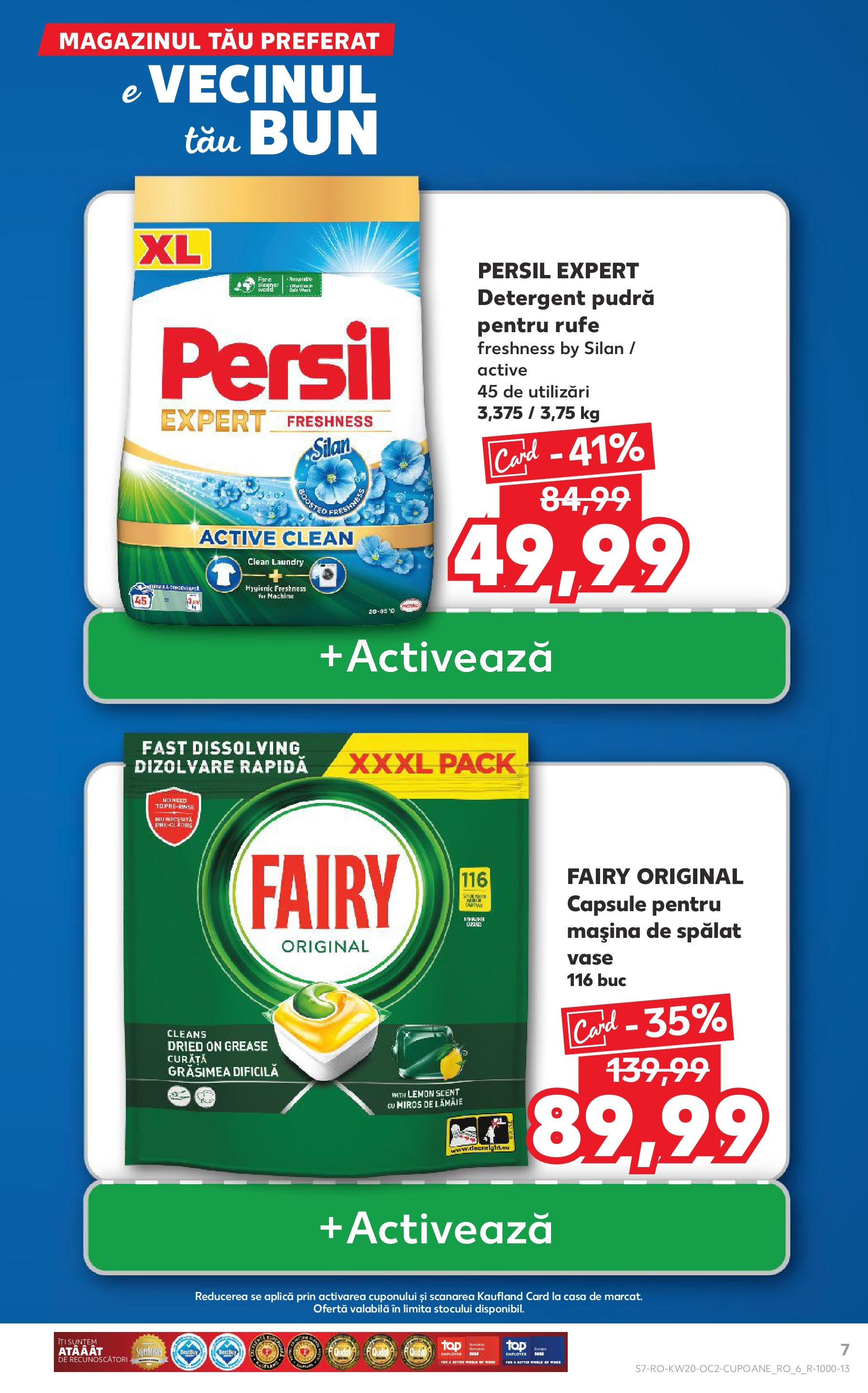 Kaufland - Catalog Kaufland până în data de 18.05.2025 13.05.2025 || Revista si Oferte | Pagină: 7 | Produse: Mașină De Spălat, Detergent, Capsule pentru mașina de spălat, Lămâie Kaufland - Catalog Kaufland până în data de 18.05.2025 13.05.2025 - Revista si Oferta | Pagină: 7 | Produse: Mașină De Spălat, Detergent, Capsule pentru mașina de spălat, Lămâie