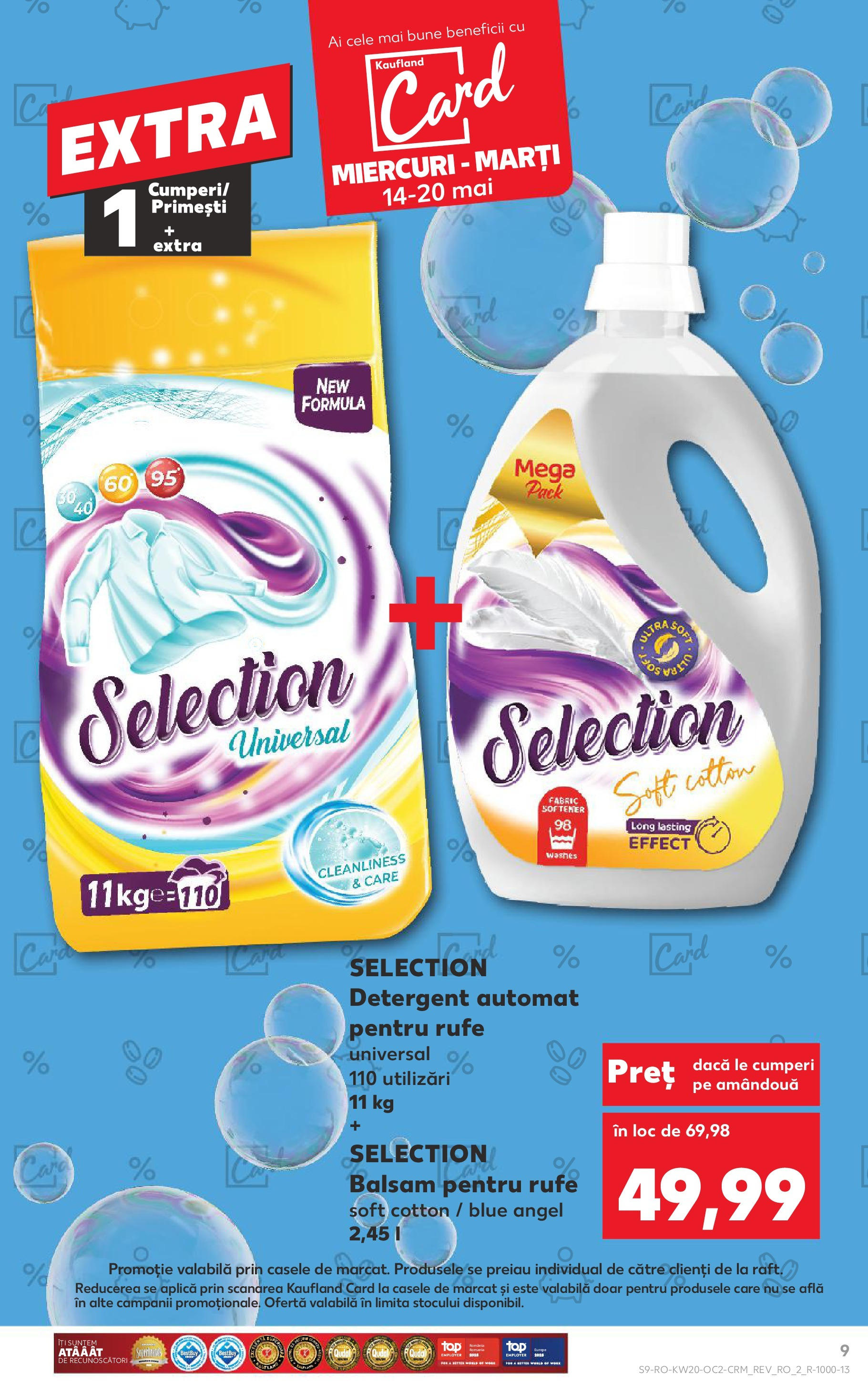 Kaufland - Catalog Kaufland până în data de 18.05.2025 13.05.2025 || Revista si Oferte | Pagină: 9 | Produse: Kedi Ödül Oyuncakları, Balsam, Yorgan, Detergent Kaufland - Catalog Kaufland până în data de 18.05.2025 13.05.2025 - Revista si Oferta | Pagină: 9 | Produse: Kedi Ödül Oyuncakları, Balsam, Yorgan, Detergent