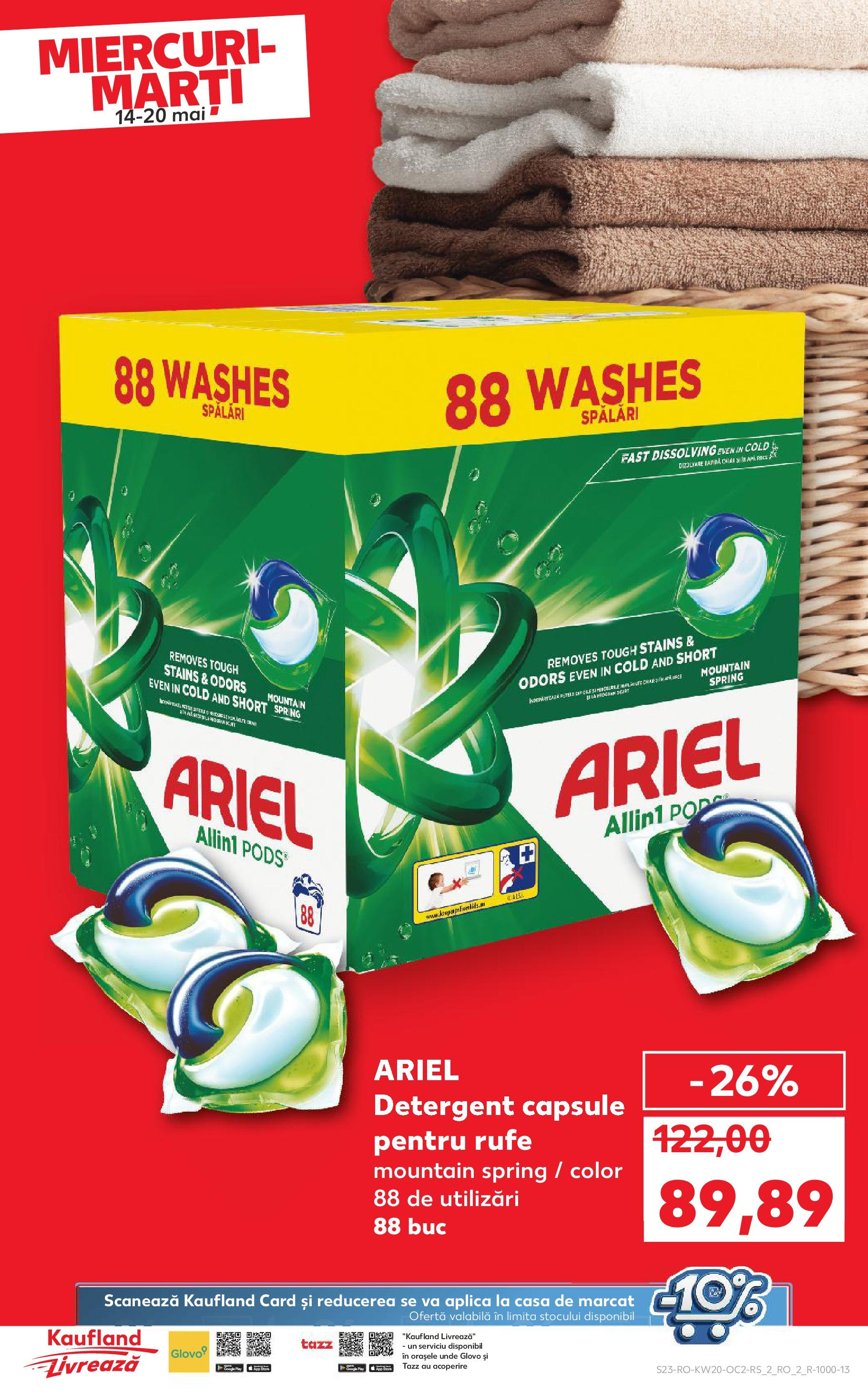 Kaufland - Catalog Kaufland până în data de 18.05.2025 13.05.2025 || Revista si Oferte | Pagină: 23 | Produse: Detergent, Apă Kaufland - Catalog Kaufland până în data de 18.05.2025 13.05.2025 - Revista si Oferta | Pagină: 23 | Produse: Detergent, Apă