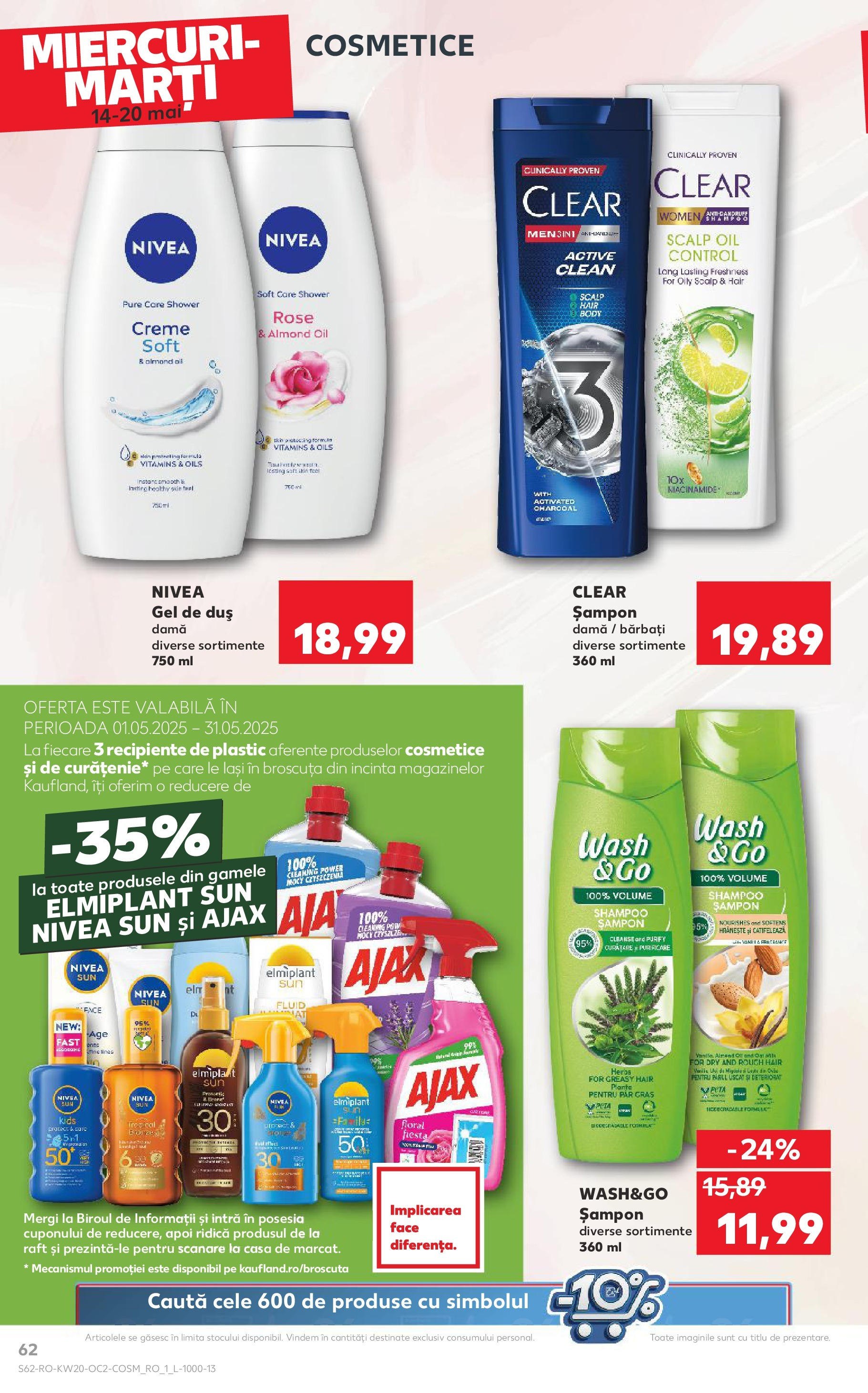 Kaufland - Catalog Kaufland până în data de 18.05.2025 13.05.2025 || Revista si Oferte | Pagină: 62 | Produse: Body, Raft, Șampon, Gel de duș Kaufland - Catalog Kaufland până în data de 18.05.2025 13.05.2025 - Revista si Oferta | Pagină: 62 | Produse: Body, Raft, Șampon, Gel de duș