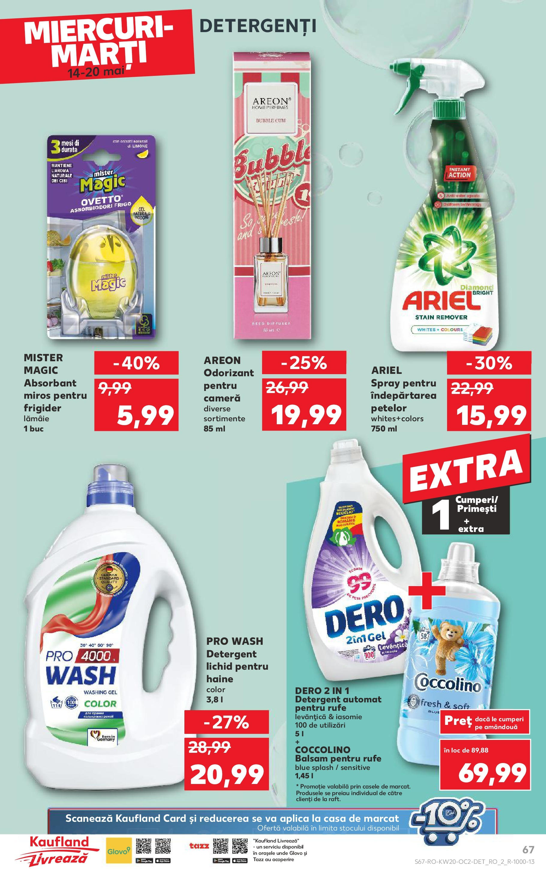 Kaufland - Catalog Kaufland până în data de 18.05.2025 13.05.2025 || Revista si Oferte | Pagină: 67 | Produse: Kedi Ödül Oyuncakları, Yorgan, Detergent, Haine Kaufland - Catalog Kaufland până în data de 18.05.2025 13.05.2025 - Revista si Oferta | Pagină: 67 | Produse: Kedi Ödül Oyuncakları, Yorgan, Detergent, Haine