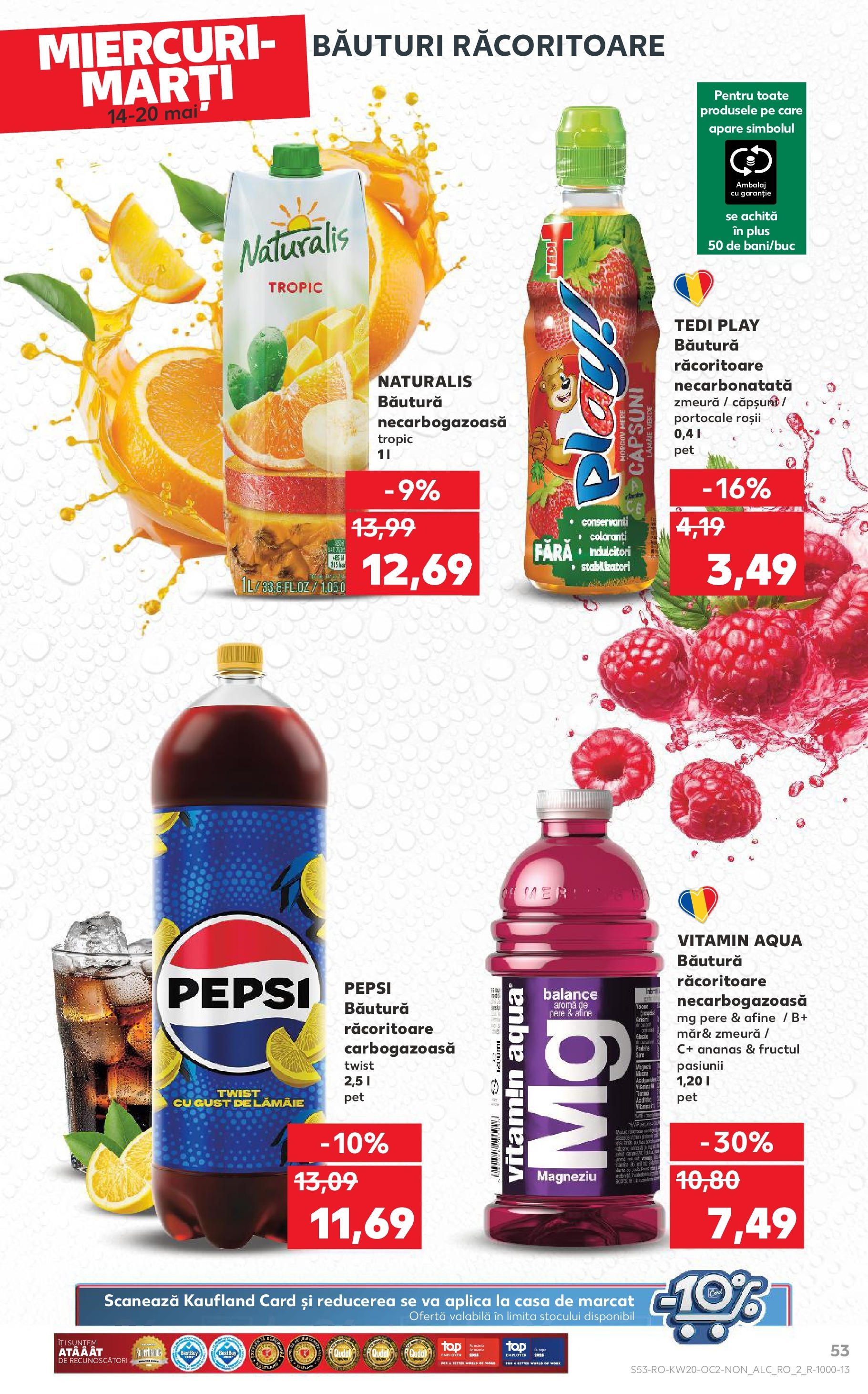 Kaufland - Catalog Kaufland până în data de 18.05.2025 13.05.2025 || Revista si Oferte | Pagină: 53 | Produse: Afine, Zmeură, Portocale, Roșii Kaufland - Catalog Kaufland până în data de 18.05.2025 13.05.2025 - Revista si Oferta | Pagină: 53 | Produse: Afine, Zmeură, Portocale, Roșii
