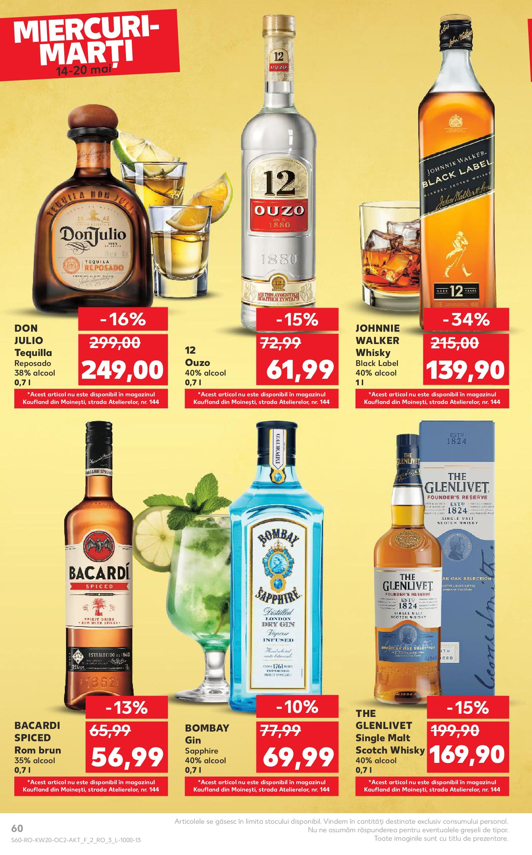 Kaufland - Catalog Kaufland până în data de 18.05.2025 13.05.2025 || Revista si Oferte | Pagină: 60 | Produse: Rom, Gin Kaufland - Catalog Kaufland până în data de 18.05.2025 13.05.2025 - Revista si Oferta | Pagină: 60 | Produse: Rom, Gin