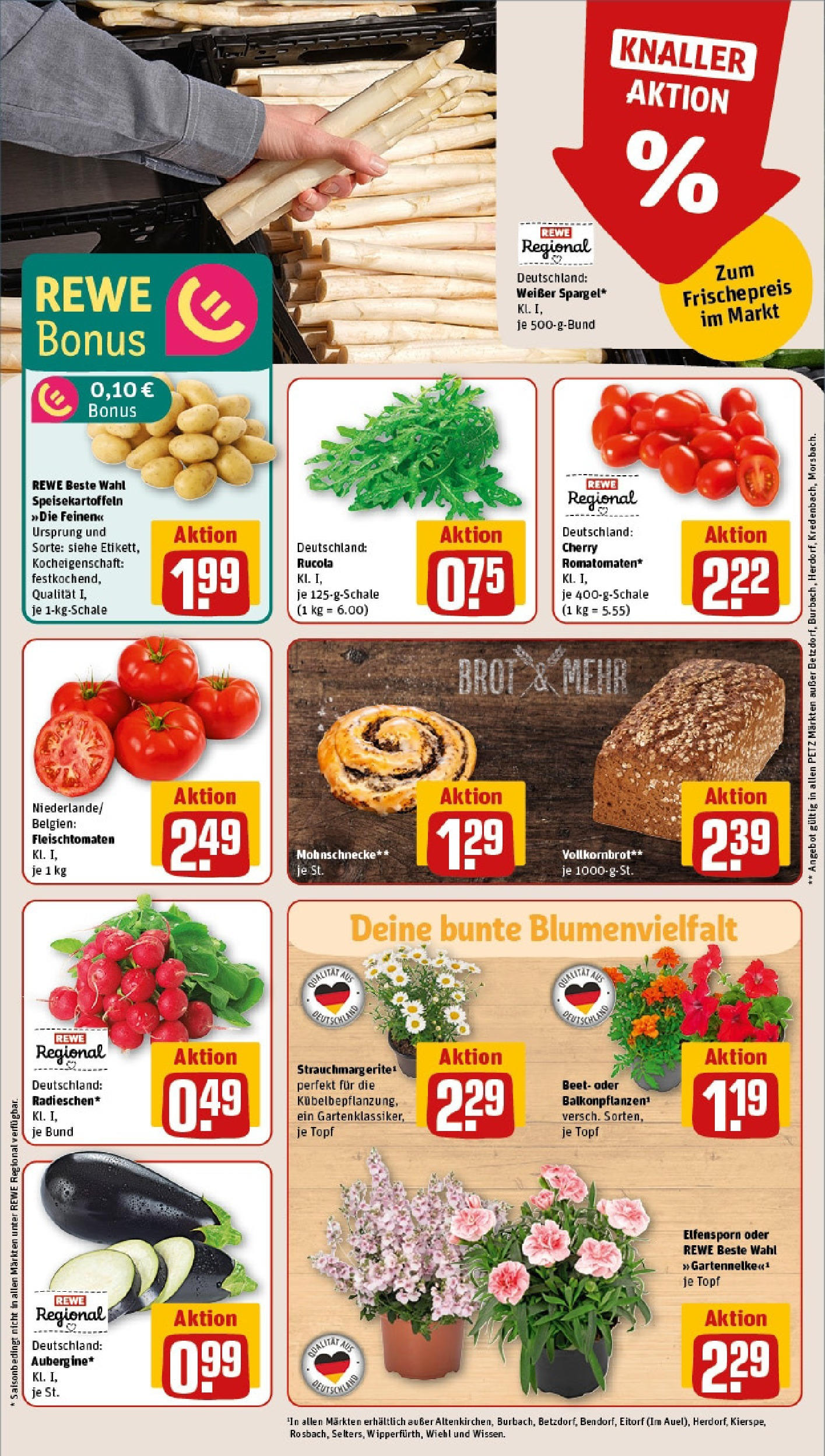 Rewe - Rewe: Wochenangebote (ab 11.05.2025) zum Blättern » Angebote | Seite: 7 | Produkte: Vollkornbrot, Rucola, Brot Rewe - Rewe: Wochenangebote (ab 11.05.2025) zum Blättern » Angebote | Seite: 7 | Produkte: Vollkornbrot, Rucola, Brot