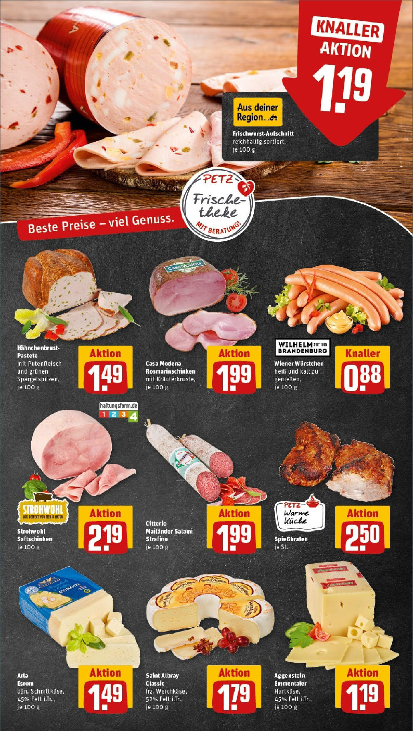 Rewe - Rewe: Wochenangebote (ab 11.05.2025) zum Blättern » Angebote | Seite: 9 | Produkte: Wiener wurstchen, Küche, Salami, Hahnchenbrust Rewe - Rewe: Wochenangebote (ab 11.05.2025) zum Blättern » Angebote | Seite: 9 | Produkte: Wiener wurstchen, Küche, Salami, Hahnchenbrust