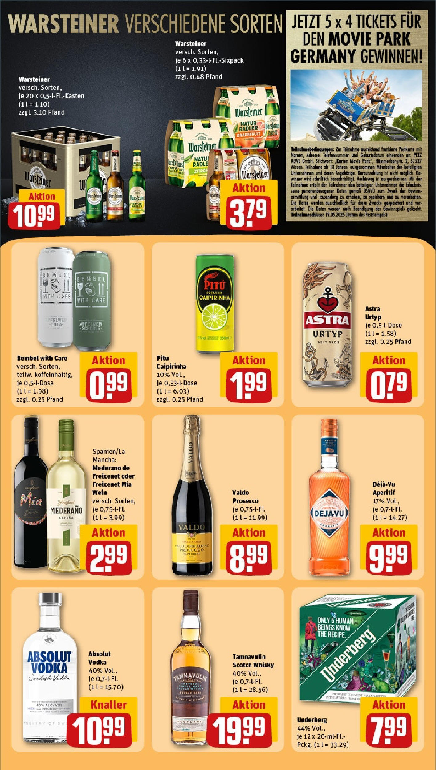 Rewe - Rewe: Wochenangebote (ab 11.05.2025) zum Blättern » Angebote | Seite: 23 | Produkte: Whisky, Astra, Prosecco, Warsteiner Rewe - Rewe: Wochenangebote (ab 11.05.2025) zum Blättern » Angebote | Seite: 23 | Produkte: Whisky, Astra, Prosecco, Warsteiner