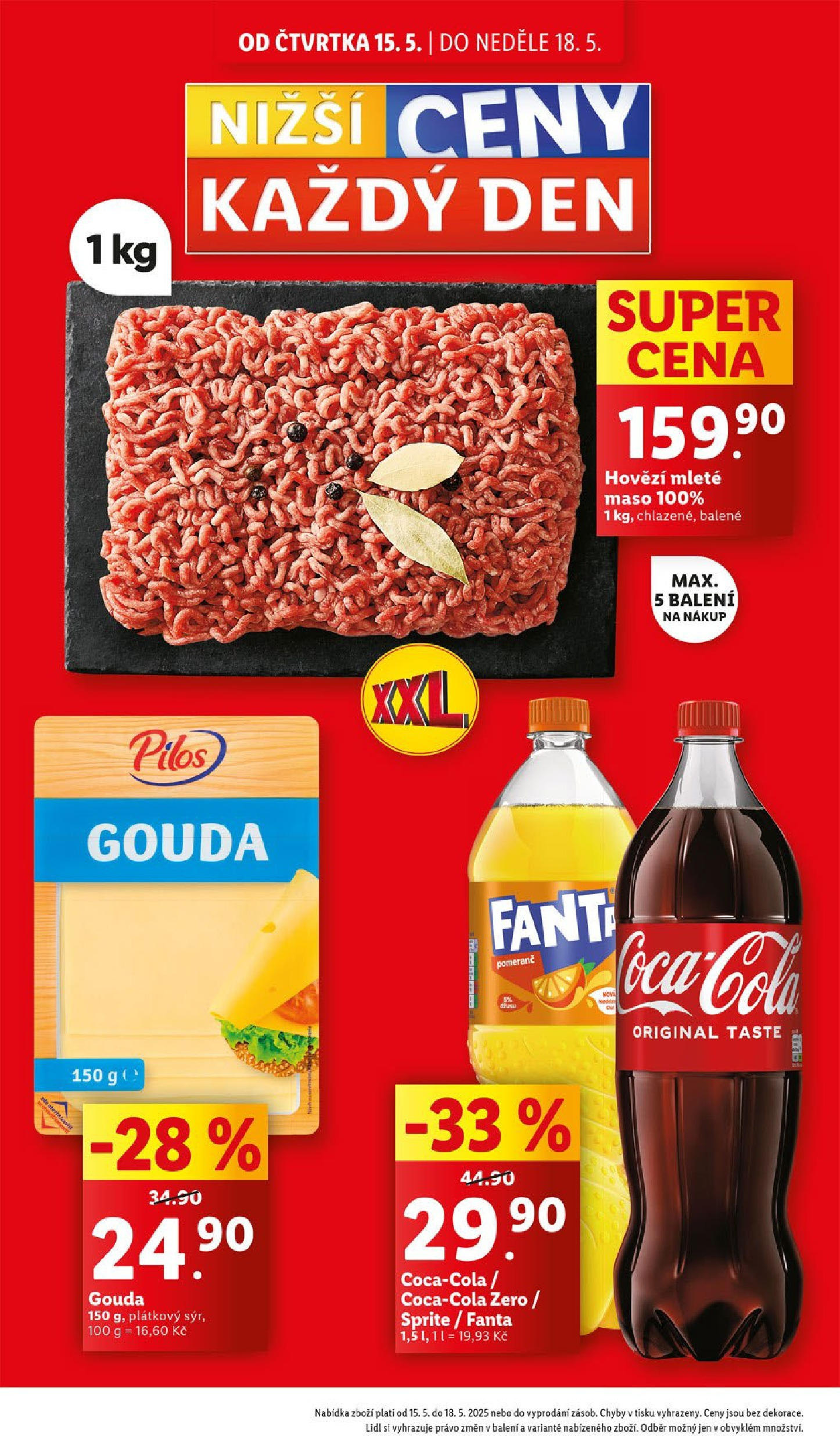 LIDL leták | 13.05.2025 | Akční leták příští týden | Strana: 2 | Produkty: Sýr, Fanta, Mleté maso, Maso Lidl leták od 13.05.2025 - Nový akční leták | Strana: 2 | Produkty: Sýr, Fanta, Mleté maso, Maso