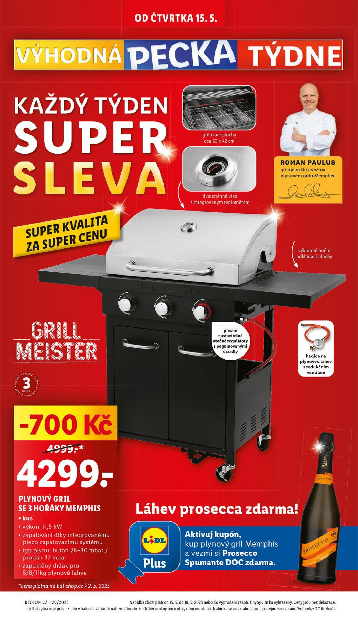 LIDL leták | 13.05.2025 | Akční leták příští týden | Strana: 6 | Produkty: Hadice, Gril, Lahve, Láhev Lidl leták od 13.05.2025 - Nový akční leták | Strana: 6 | Produkty: Hadice, Gril, Lahve, Láhev