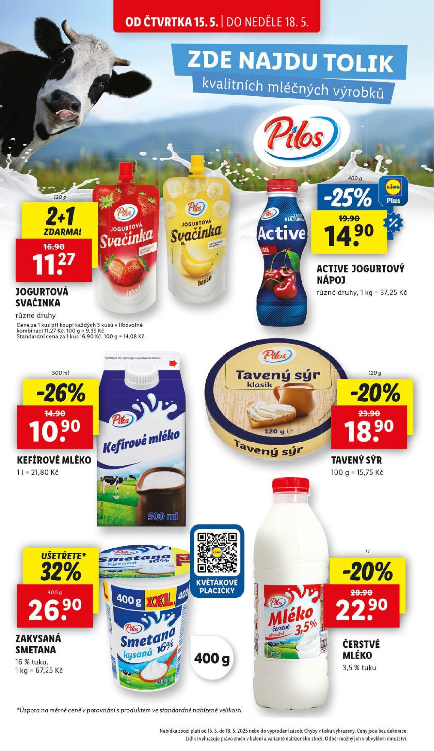 LIDL leták | 13.05.2025 | Akční leták příští týden | Strana: 14 | Produkty: Tavený sýr, Mléko, Smetana, Banán Lidl leták od 13.05.2025 - Nový akční leták | Strana: 14 | Produkty: Tavený sýr, Mléko, Smetana, Banán