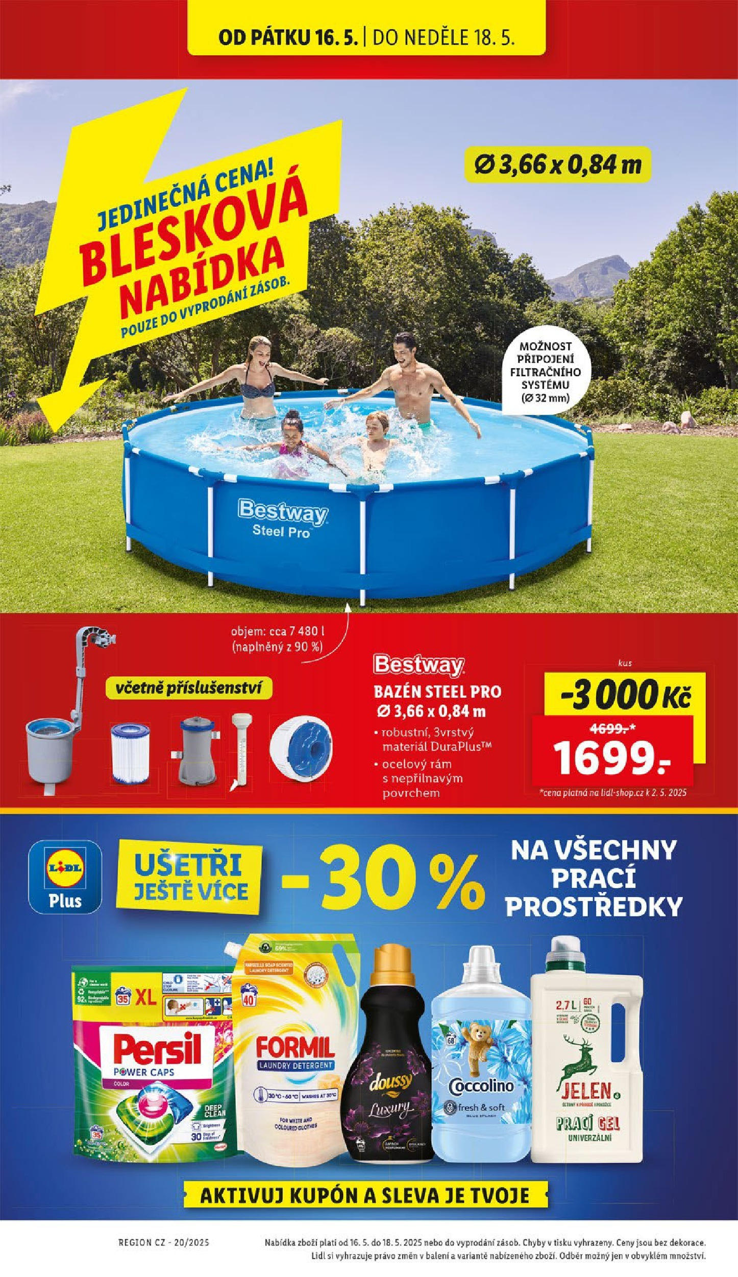 LIDL leták | 13.05.2025 | Akční leták příští týden | Strana: 42 | Produkty: Prací gel, Coccolino, Jelen, Persil Lidl leták od 13.05.2025 - Nový akční leták | Strana: 42 | Produkty: Prací gel, Coccolino, Jelen, Persil