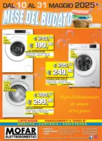 Mofar Elettrodomestici Mese del bucato - al 31.05.2025