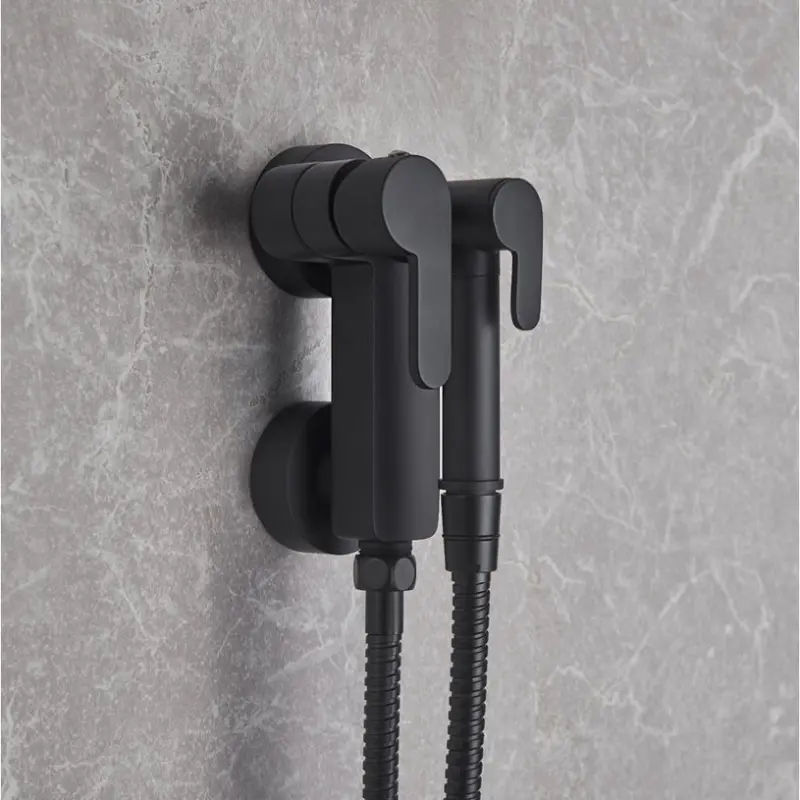 ХИГИЕНЕН ДУШ КОМПЛЕКТ THS THERMOSTYLE BLACK