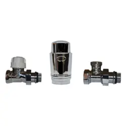 ТЕРМОГЛАВА В КОМПЛЕКТ CAYMAN -3 ХРОМ THS THERMOSTYLE ПРАВ 1/2"