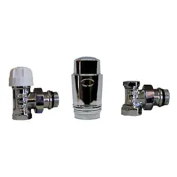 ТЕРМОГЛАВА В КОМПЛЕКТ CAYMAN -3 ХРОМ THS THERMOSTYLE ЪГЛОВ 1/2"