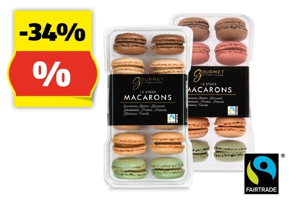 GOURMET FINEST CUISINE Macarons, 144 g