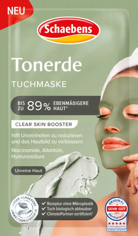 Schaebens Tuchmaske Tonerde