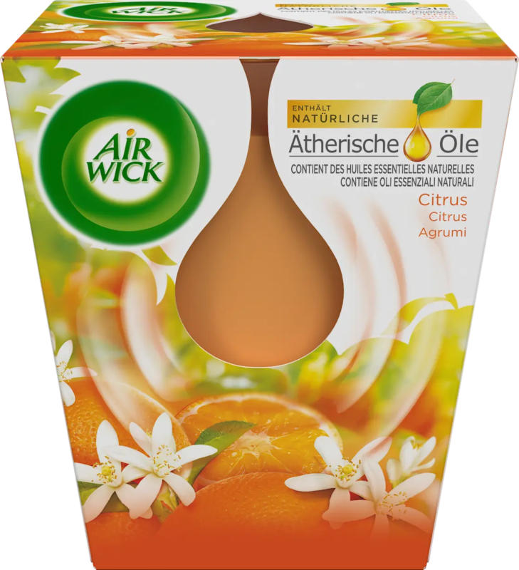 AirWick Duftkerze im Glas Citrus 220 g