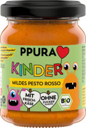PPURA Pesto, cremiges Pesto Rosso für Kinder