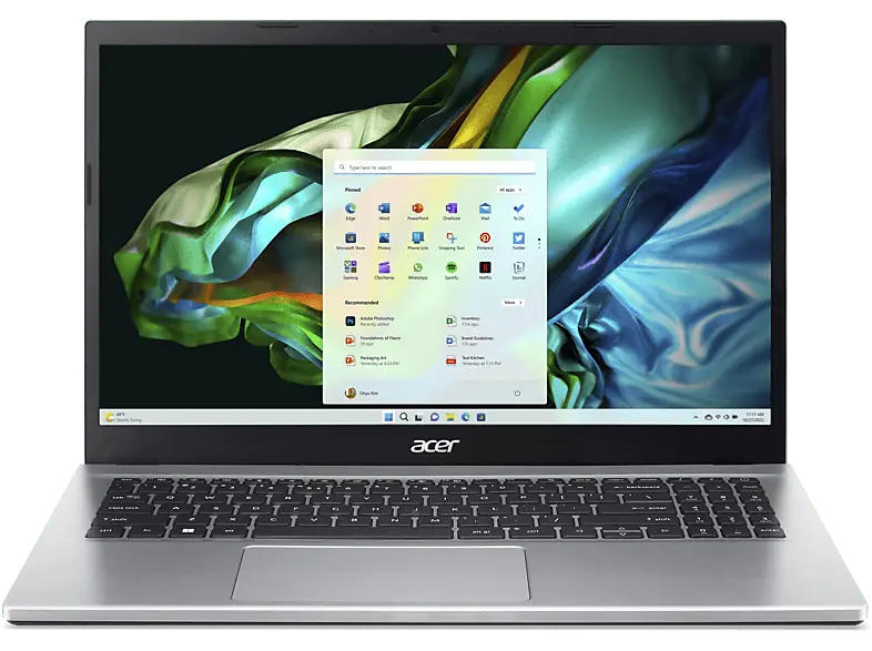 ACER ACER Aspire 3 (A315-44P-R95V) Notebook 15,6 Zoll, Full-HD, AMD Ryzen™ 7 5700U Prozessor, 16 GB RAM, 512 SSD, Windows 11 Home, Radeon™ Onboard Graphics, Pure Silver