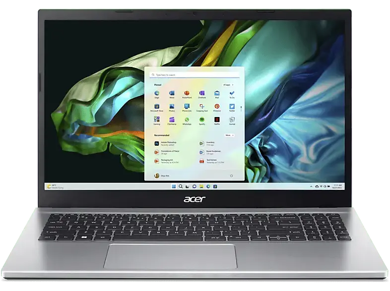 ACER ACER Aspire 3 (A315-44P-R95V) Notebook 15,6 Zoll, Full-HD, AMD Ryzen™ 7 5700U Prozessor, 16 GB RAM, 512 SSD, Windows 11 Home, Radeon™ Onboard Graphics, Pure Silver