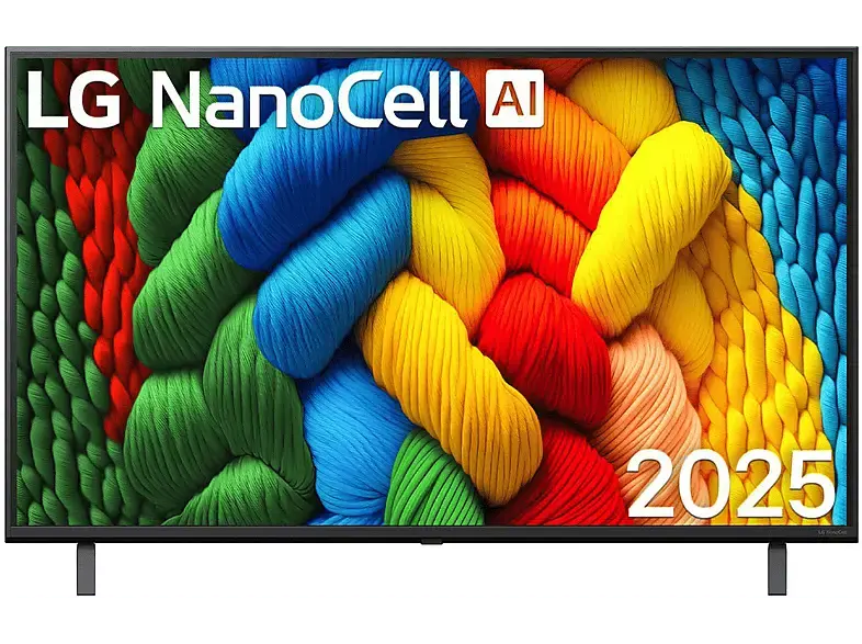 LG Electronics 43nano80A6B (2025) 43 Zoll 4K NanoCell Smart TV; LED TV
