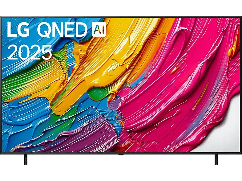 LG Electronics 86QNED80A6A (2025) 86 Zoll 4K QNED TV mit Super Slim Design; LED TV