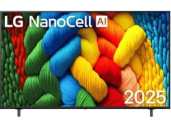 LG Electronics 65nano80A6B (2025) 65 Zoll 4K NanoCell Smart TV; LED TV