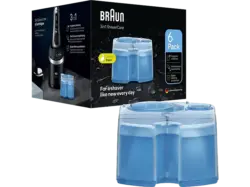 Braun Rasierer-Reinigungsstation Nachf&uuml;llkartuschen 6er-Pack; Rasierer-Zubeh&ouml;r