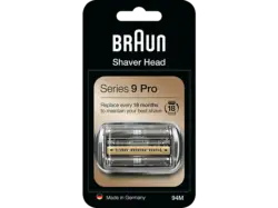 Braun 94M Kombipack Ersatzscherkopf Series 9 Pro Chrom; Ersatzscherteil