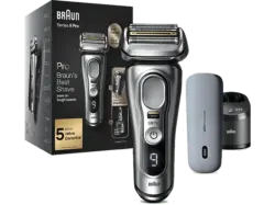 Braun Series 9 - 9497cc SW System Elektrorasierer & ProLift Trimmer (Akkubetrieb, Silber, Wet Dry)