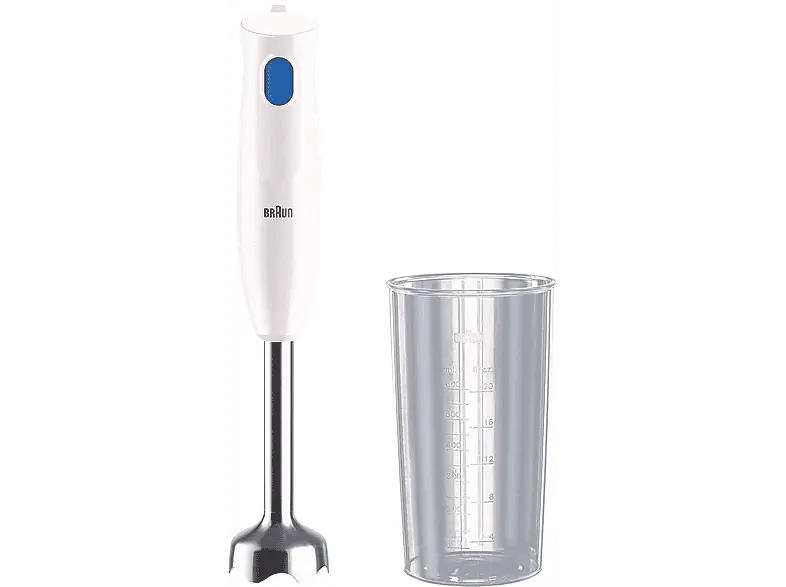 Braun MQ 10.001M WH Multiquick 1 Stabmixer (Weiß, 450 Watt, 600 ml)