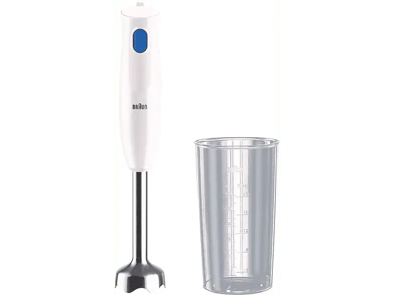 Braun MQ 10.001M WH Multiquick 1 Stabmixer (Weiß, 450 Watt, 600 ml)