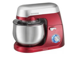 Bomann KM 6009 CB Küchenmaschine Rot (Rührschüsselkapazität: 5 l, 1000 Watt)