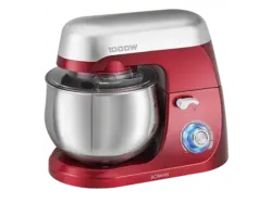 Bomann KM 6009 CB Küchenmaschine Rot (Rührschüsselkapazität: 5 l, 1000 Watt)