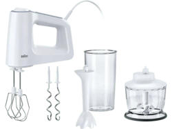 Braun HM 3135 WH multi mix 3 Handmixer (Weiß, 500 Watt)
