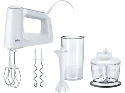 Braun HM 3135 WH multi mix 3 Handmixer (Weiß, 500 Watt)