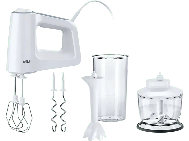 Braun HM 3135 WH multi mix 3 Handmixer (Weiß, 500 Watt)