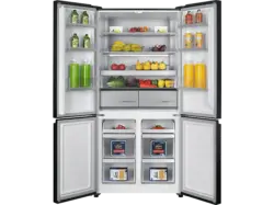 Elektra Bregenz SBSQ 4600 DX Side by (522 l, D, 1900 mm hoch, No Frost (verminderte Eisbildung), Schwarz); Side by Side mit 5 Jahre Geräteschutz