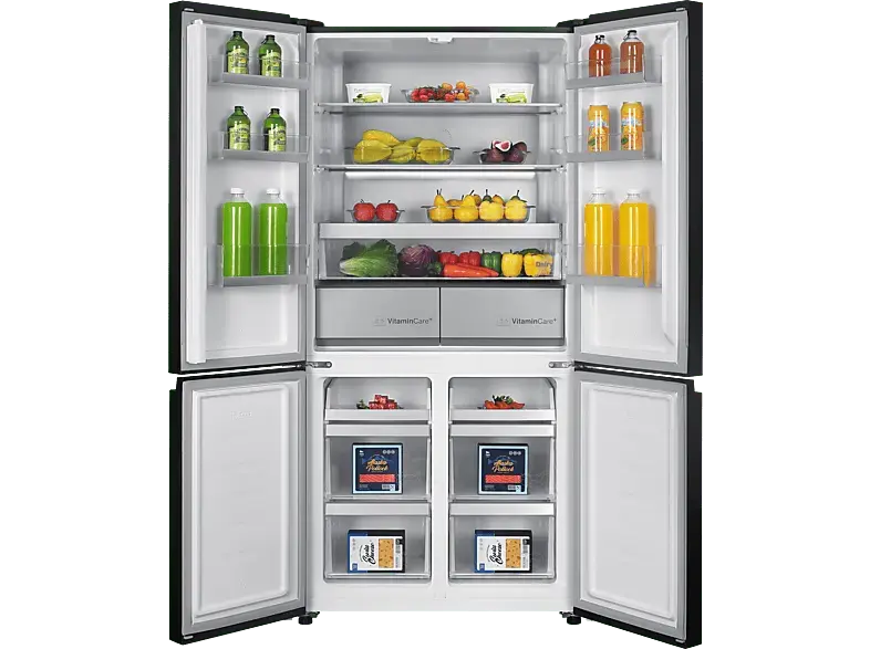 Elektra Bregenz SBSQ 4600 DX Side by (522 l, D, 1900 mm hoch, No Frost (verminderte Eisbildung), Schwarz); Side by Side mit 5 Jahre Geräteschutz