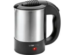 Clatronic WKR 3624 Wasserkocher (Silber, 0.5 l, 1000 Watt)