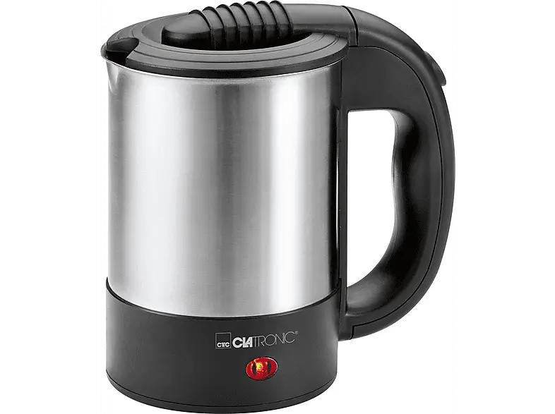 Clatronic WKR 3624 Wasserkocher (Silber, 0.5 l, 1000 Watt)