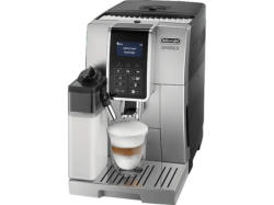 De'Longhi Dinamica ECAM352.57.SB - 6 Kaffeespezialitäten Kaffeevollautomat (Silber/Schwarz, Kegelmahlwerk mit 13 einstellbaren Mahlgraden, 15 bar, externer Milchbehälter)