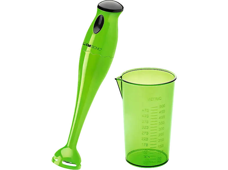 Clatronic SM3577 Stabmixer 180W, Mint Grün mit Mixbehälter (Mint Grün, 180 Watt, 500 ml); Stabmixer mit Mixbehälter